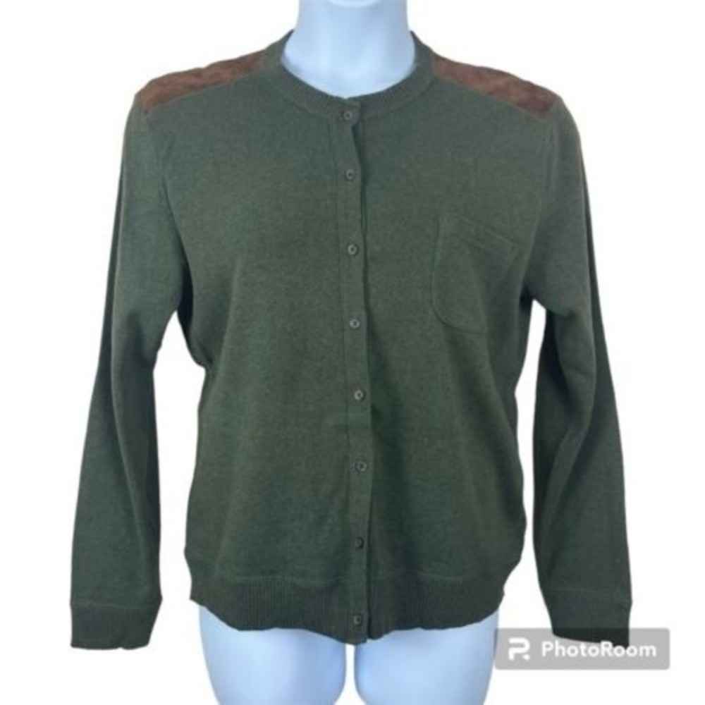 Lauren Ralph Lauren Green Cardigan Sweater